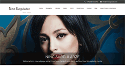 Desktop Screenshot of ninosurguladze.com